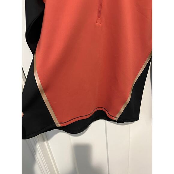 Under Armour Fitted Coldgear 1/4 Zip Pullover Jacket Size XL Rose Fitness Run - Picture 3 of 12